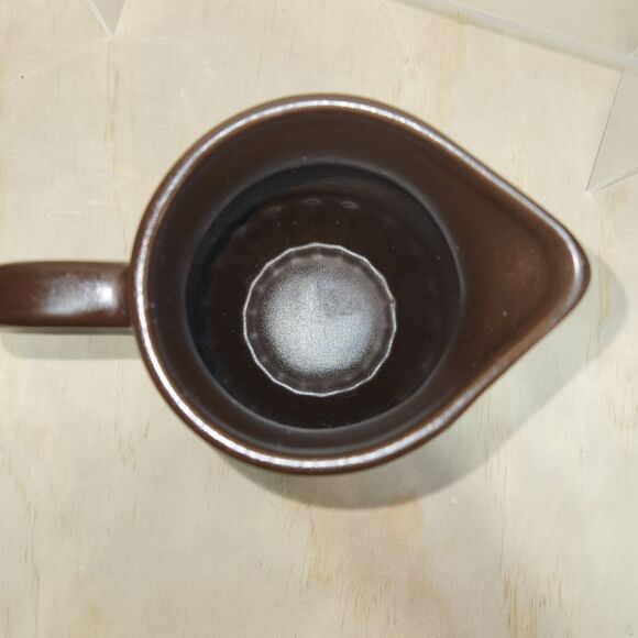 Tender Heart Treasures Ceramic Pitcher Brown Tan 1999 Vintage - Picture 6 of 9